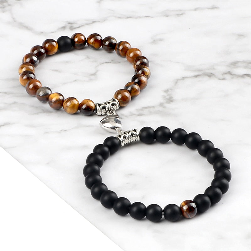 Pulseiras magnéticas com pedrinhas - Simba Store